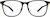 Front view of Square Glasses 7829621 in Black thumbnail