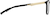 Side view of Square Glasses 7829621 in Black thumbnail