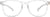 Front view of Square Glasses 7829623 in Translucent thumbnail
