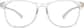 Front view of Square Glasses 7829623 in Translucent thumbnail