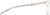 Side view of Square Glasses 7829623 in Translucent thumbnail