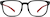 Front view of Square Glasses 7829721 in Black thumbnail