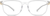 Front view of Square Glasses 7829723 in Translucent thumbnail