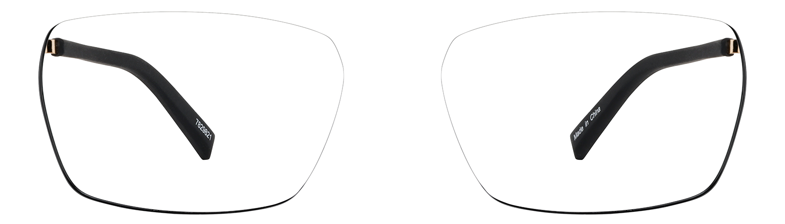 Gray Rectangle Glasses #7829812 | Zenni Optical