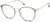 Angle view of Round Glasses 7830016 in Blue thumbnail