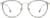 Front view of Round Glasses 7830016 in Blue thumbnail