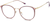 Angle view of Round Glasses 7830017 in Purple thumbnail