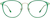 Front view of Round Glasses 7830024 in Green thumbnail