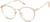 Angle view of Round Glasses 7830033 in Beige thumbnail