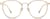 Front view of Round Glasses 7830033 in Beige thumbnail