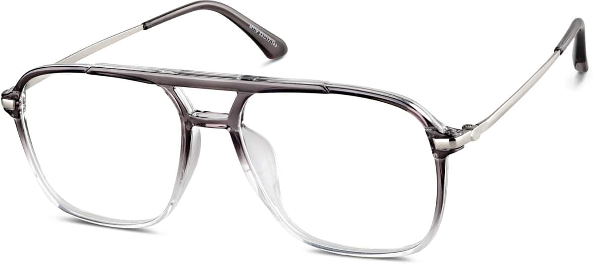 Angle view of Aviator Glasses 7830112 in Grey