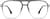 Front view of Aviator Glasses 7830112 in Grey thumbnail