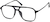 Angle view of Aviator Glasses 7830121 in Black thumbnail