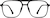 Front view of Aviator Glasses 7830121 in Black thumbnail