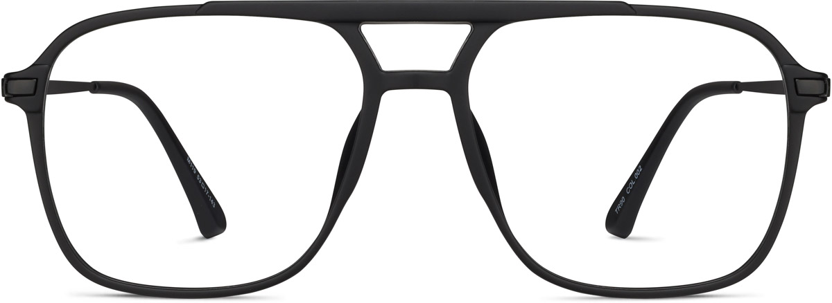 Black Aviator Glasses