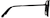 Side view of Aviator Glasses 7830121 in Black thumbnail