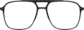 Front view of Aviator Glasses 7830121 in Black thumbnail