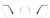 Front view of Aviator Glasses 7830121 in Black thumbnail