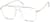 Angle view of Aviator Glasses 7830123 in Translucent thumbnail