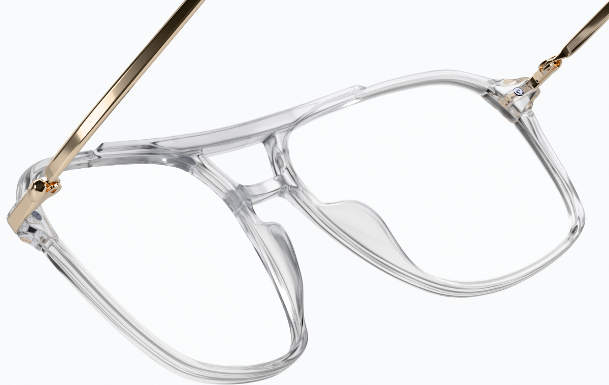See-through view of Aviator Glasses 7830123 in Translucent thumbnail