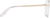 Side view of Aviator Glasses 7830123 in Translucent thumbnail
