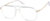Angle view of Aviator Glasses 7830123 in Translucent thumbnail