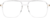 Front view of Aviator Glasses 7830123 in Translucent thumbnail