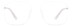 Aviator Glasses 7830123 in Translucent