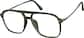 Angle view of Aviator Glasses 7830124 in Green thumbnail