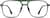 Front view of Aviator Glasses 7830124 in Green thumbnail