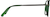 Side view of Aviator Glasses 7830124 in Green thumbnail