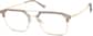 Angle view of SixtySeven Glasses 7830215 in Brown thumbnail