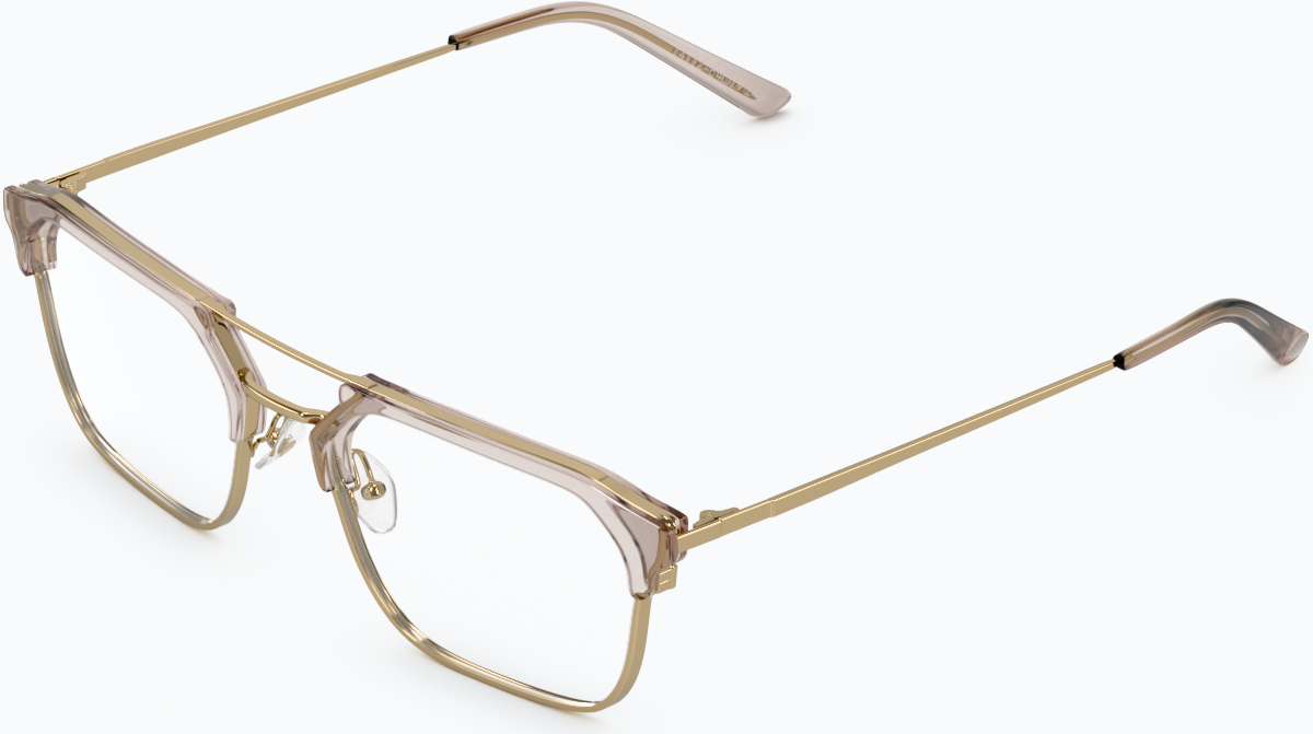 Angle view of SixtySeven Glasses 7830215 in Brown thumbnail