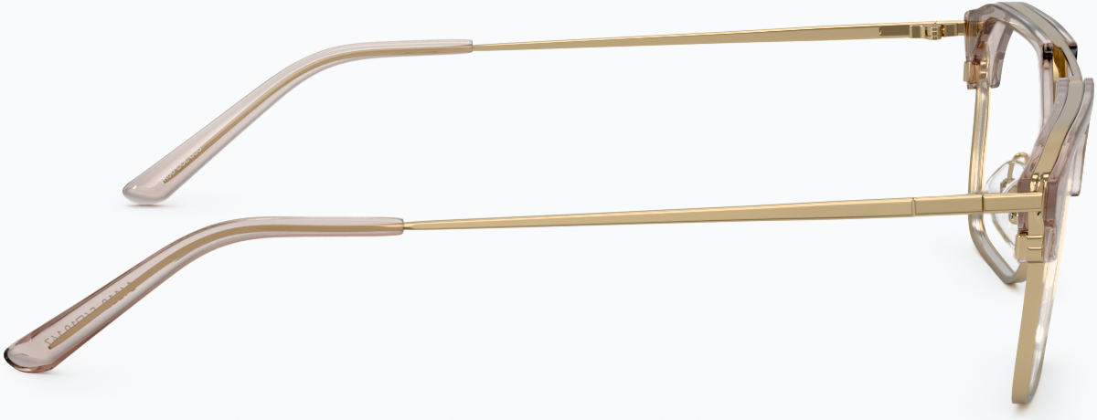 Side view of SixtySeven Glasses 7830215 in Brown thumbnail