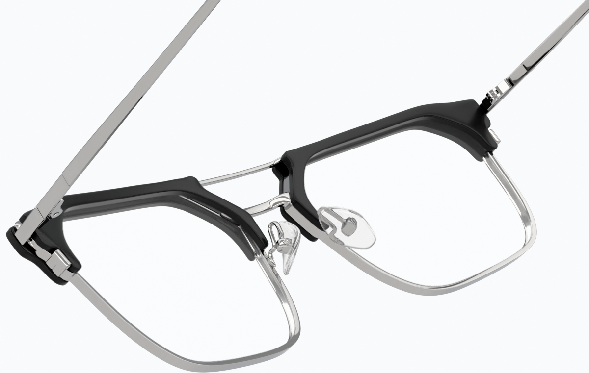 See-through view of SixtySeven Glasses 7830221 in Black thumbnail