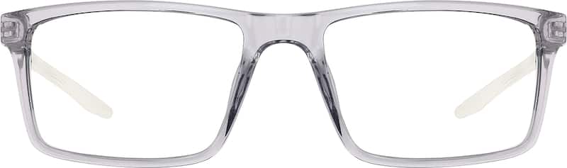 Gray Kids' Rectangle Glasses