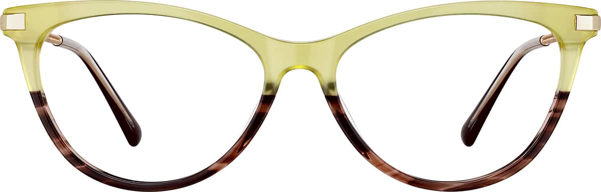 Grape Cat-Eye Glasses #4444517