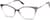 Angle view of Cat-Eye Glasses 7831217 in Purple thumbnail