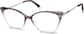 Angle view of Cat-Eye Glasses 7831217 in Purple thumbnail