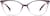 Front view of Cat-Eye Glasses 7831217 in Purple thumbnail