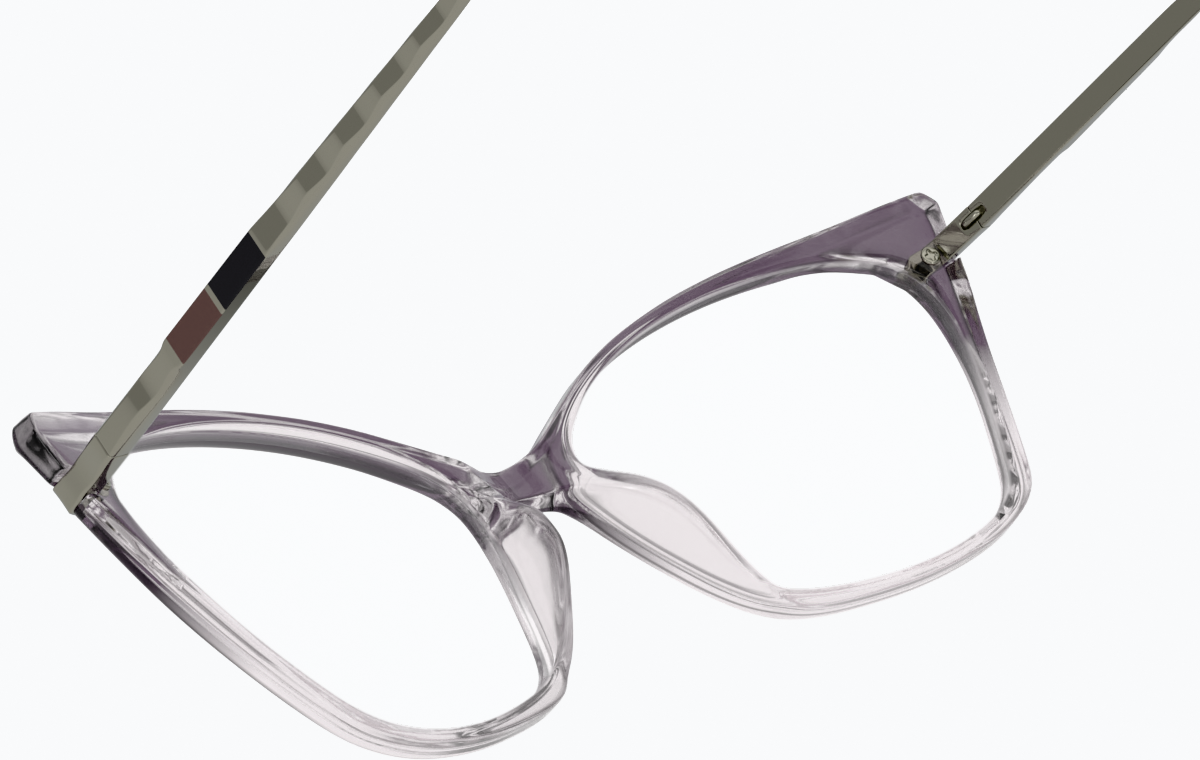 See-through view of Cat-Eye Glasses 7831217 in Purple thumbnail