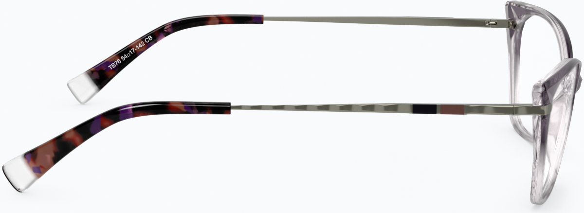 Side view of Cat-Eye Glasses 7831217 in Purple thumbnail