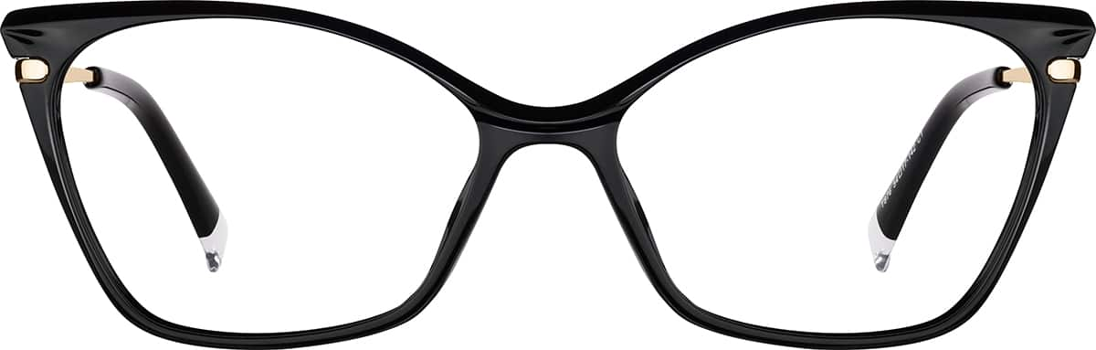 Front view of Cat-Eye Glasses 7831221 in Black