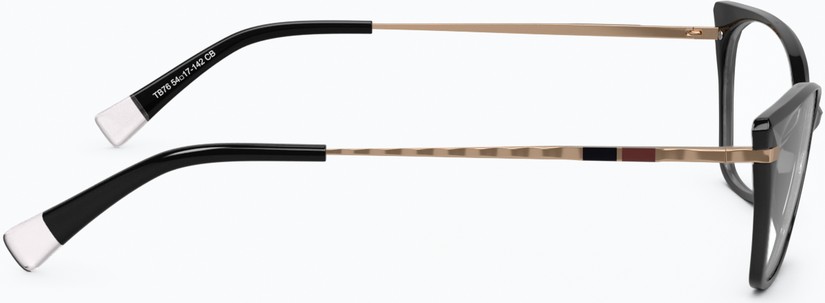 Side view of Cat-Eye Glasses 7831221 in Black thumbnail