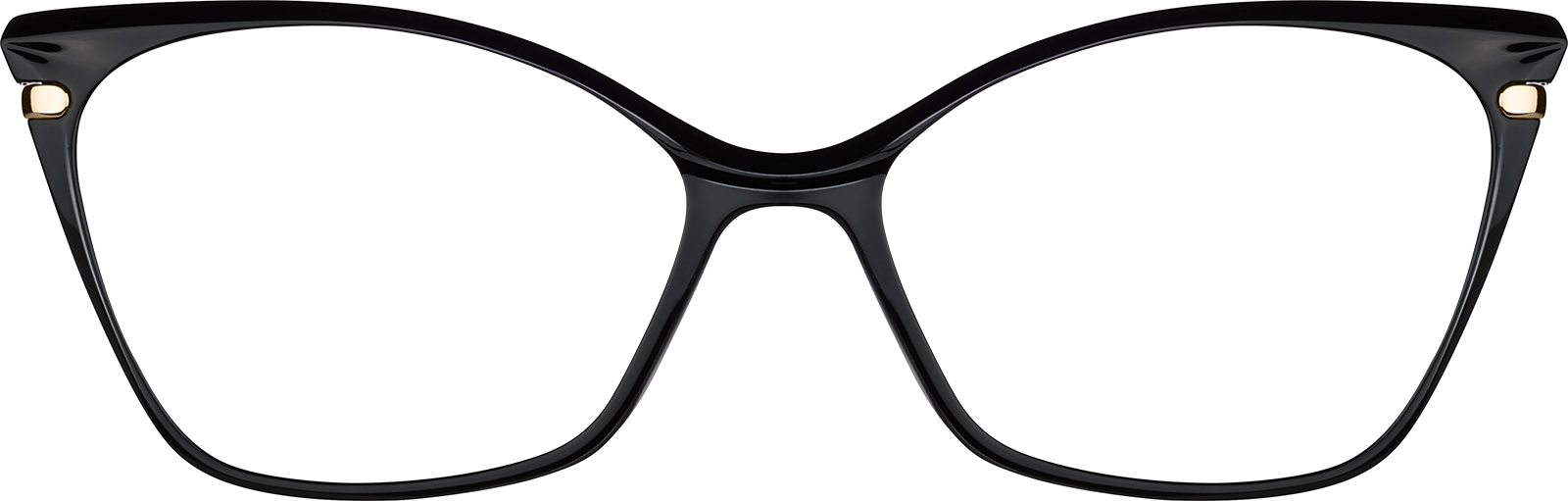 Front view of Cat-Eye Glasses 7831221 in Black