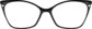 Front view of Cat-Eye Glasses 7831221 in Black thumbnail