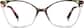Front view of Cat-Eye Glasses 7831239 in Pattern thumbnail