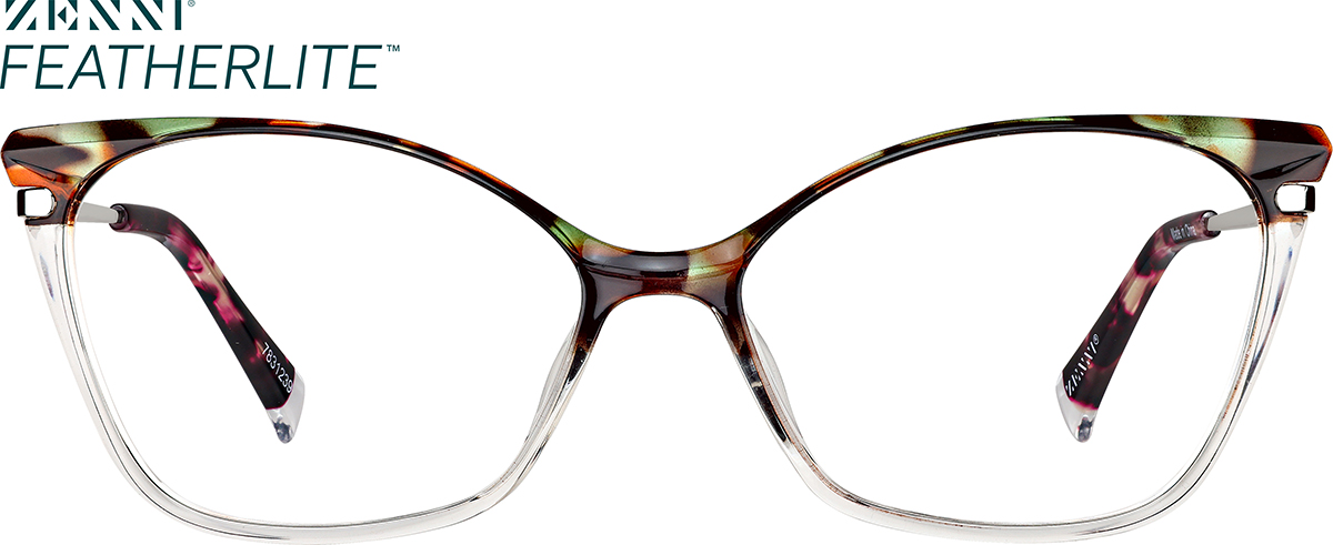 Pattern Cat-Eye Glasses