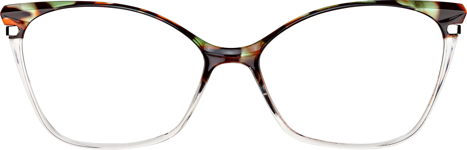 Front view of Cat-Eye Glasses 7831239 in Pattern