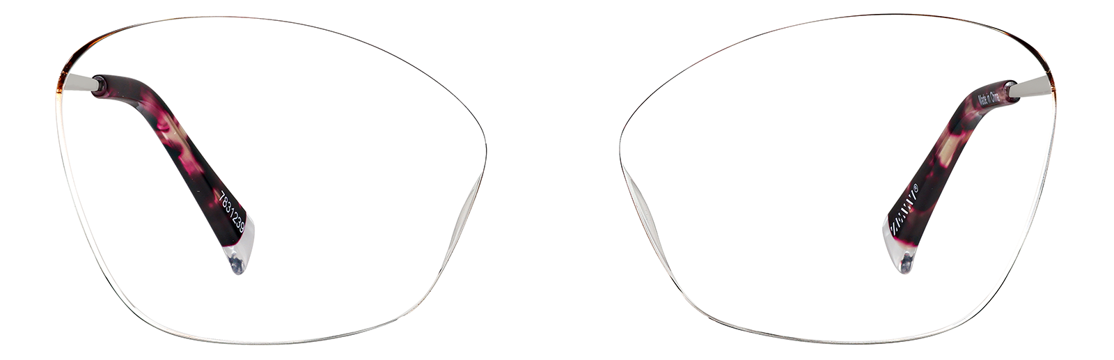 Front view of Cat-Eye Glasses 7831239 in Pattern